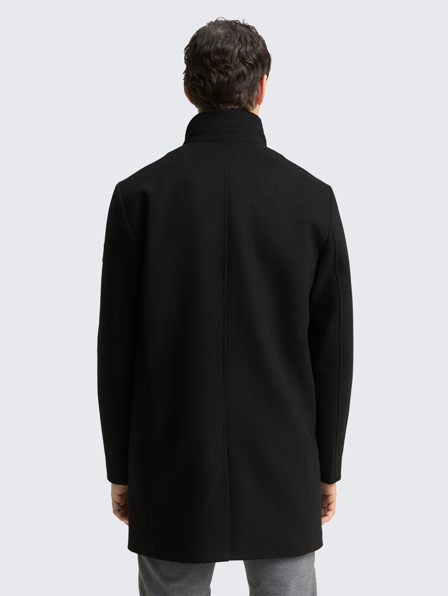 abrigo de lana 2 en 1 con chaqueta interior desmontable