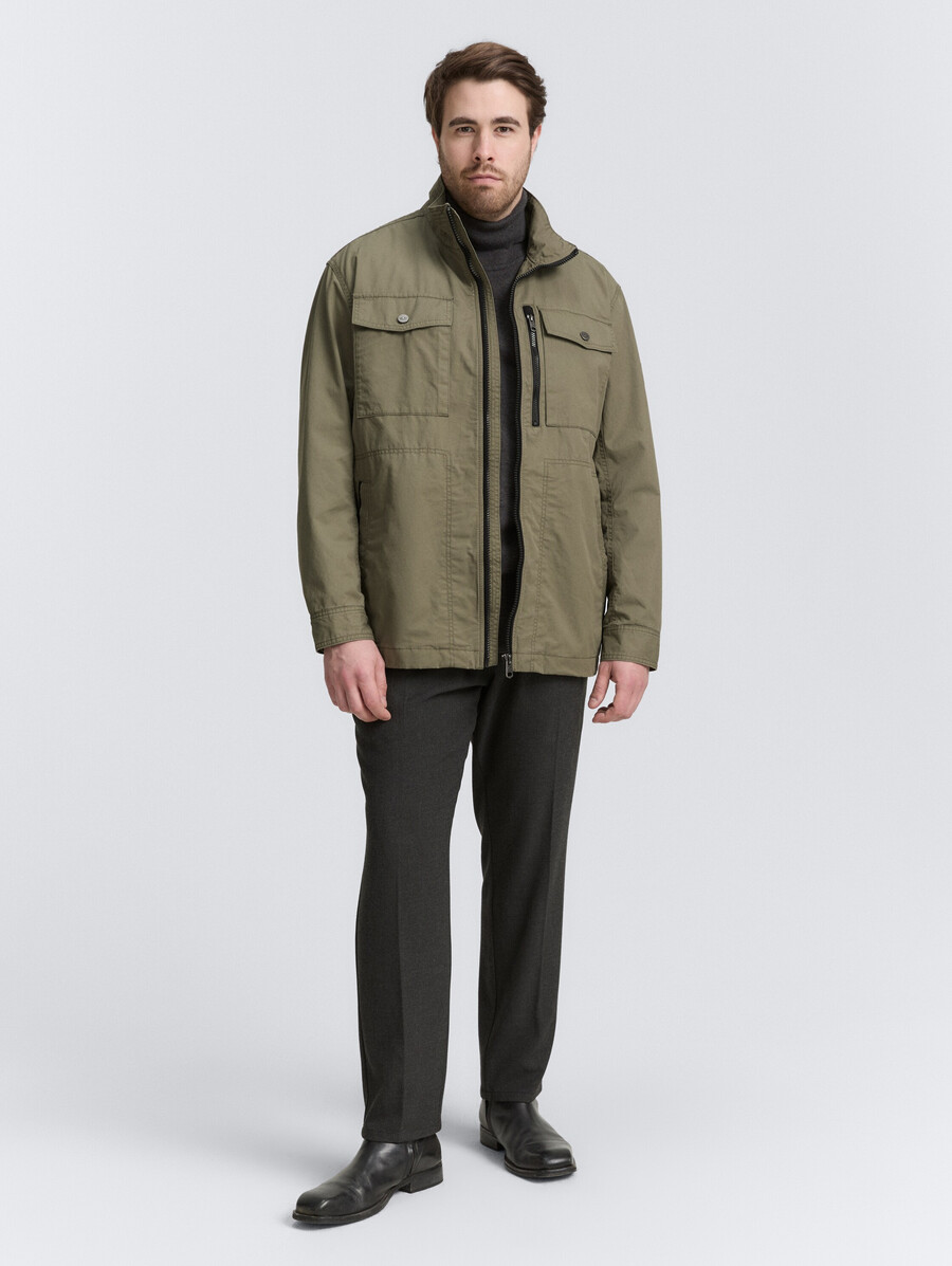 talla grande - chaqueta de campo de algodón