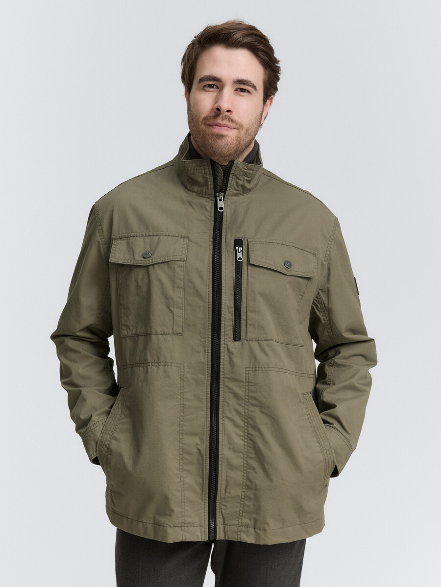 talla grande - chaqueta de campo de algodón