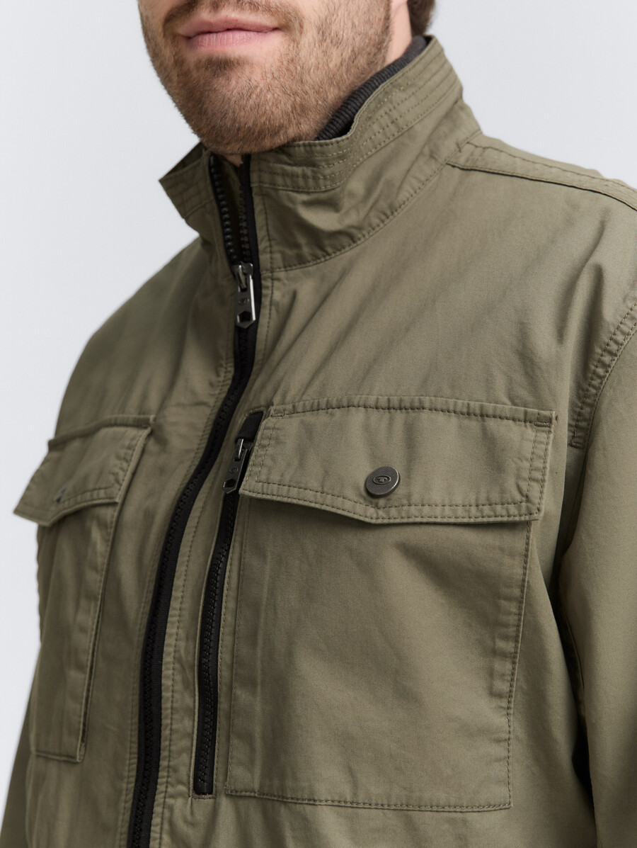 talla grande - chaqueta de campo de algodón