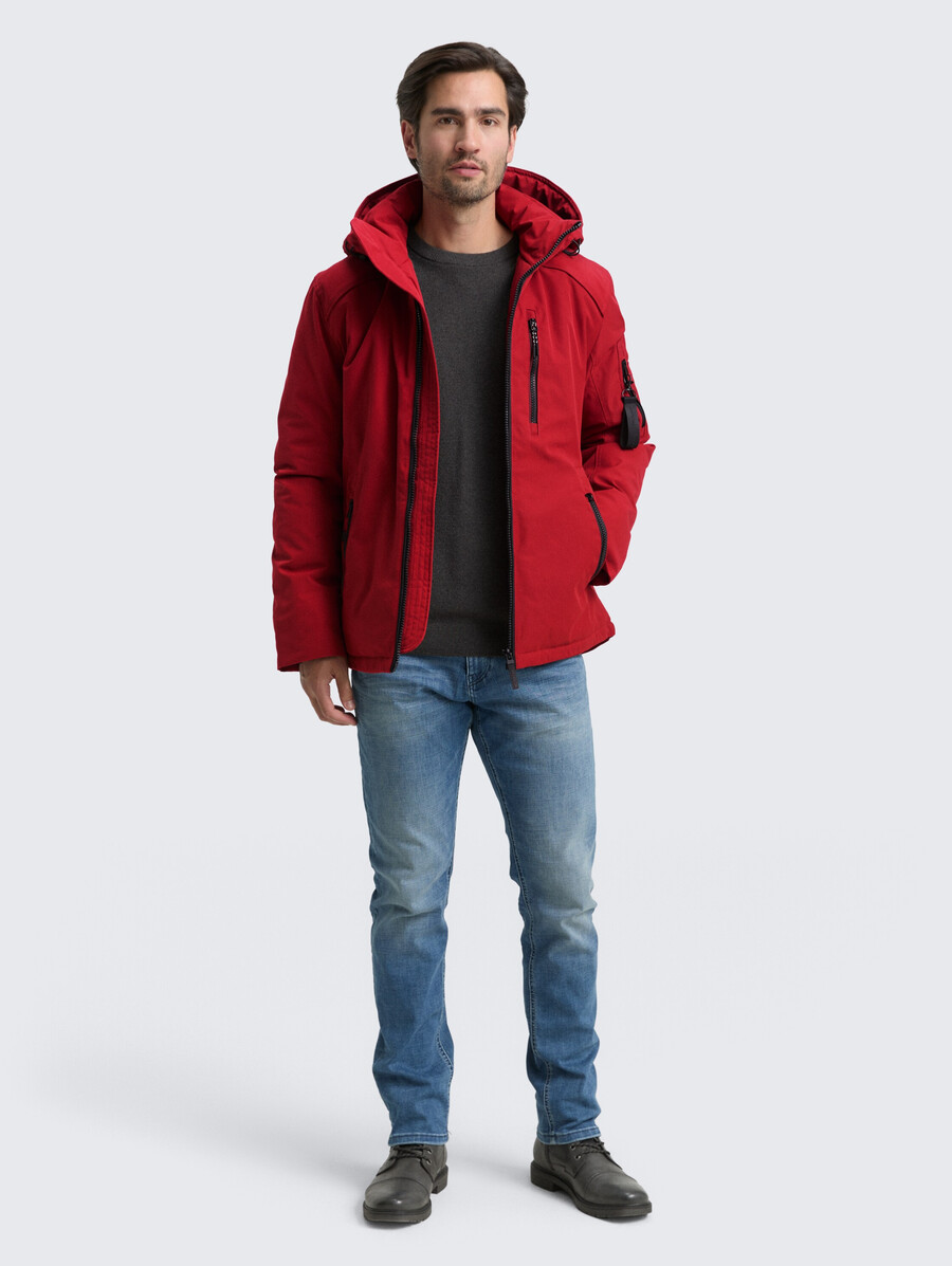 chaqueta de invierno con capucha desmontable