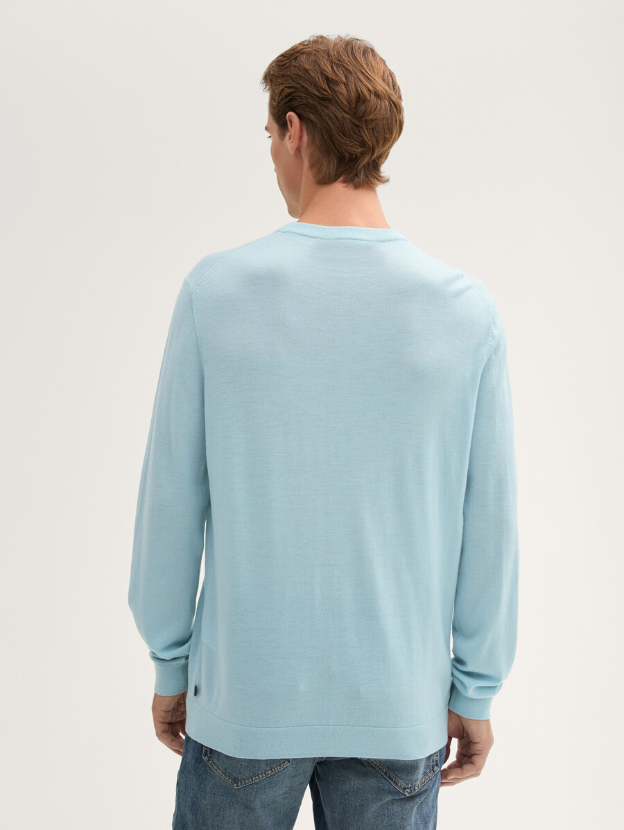 jersey de punto de lana merino