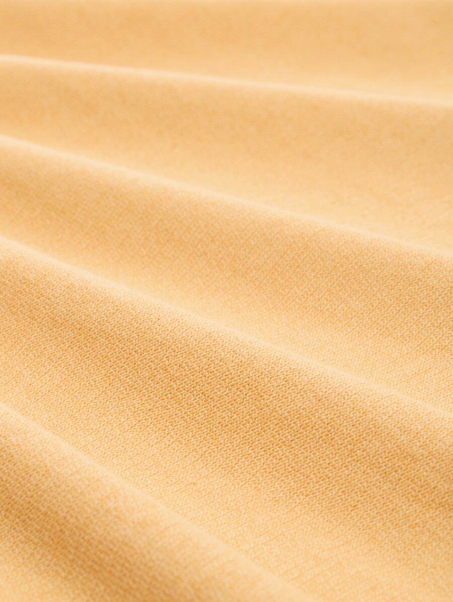 jersey de punto de algodón henley