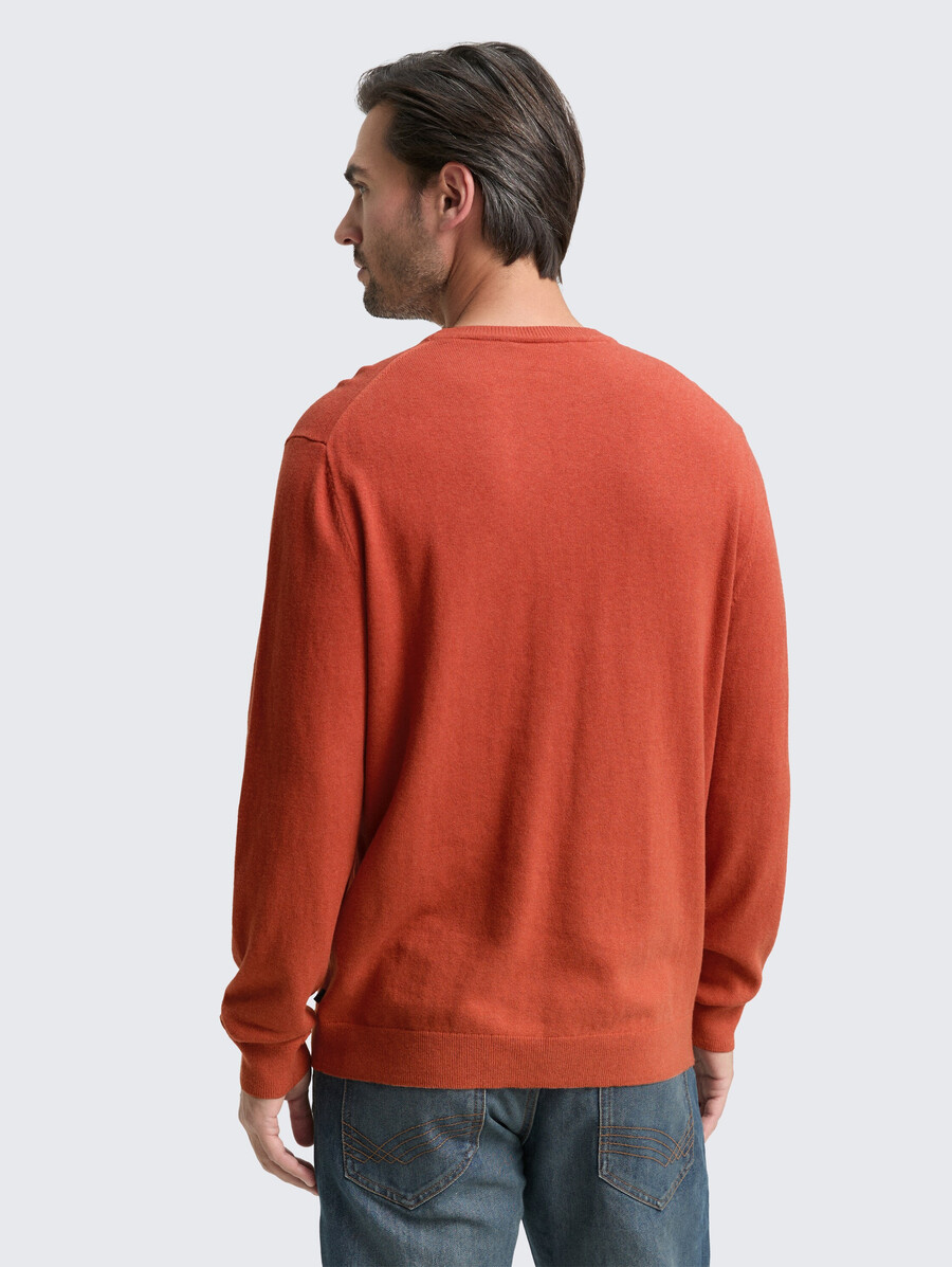 jersey de punto con mezcla de cachemira