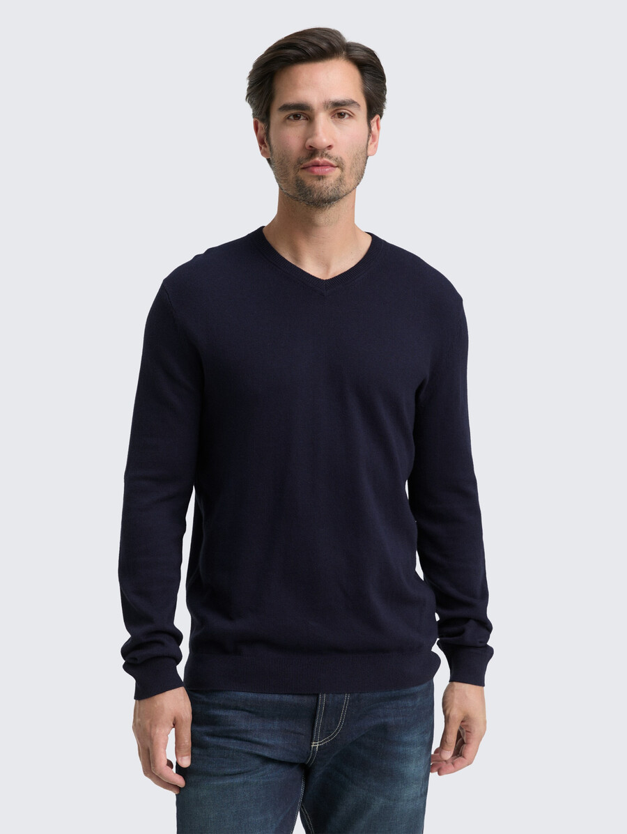 jersey de punto con mezcla de cachemira