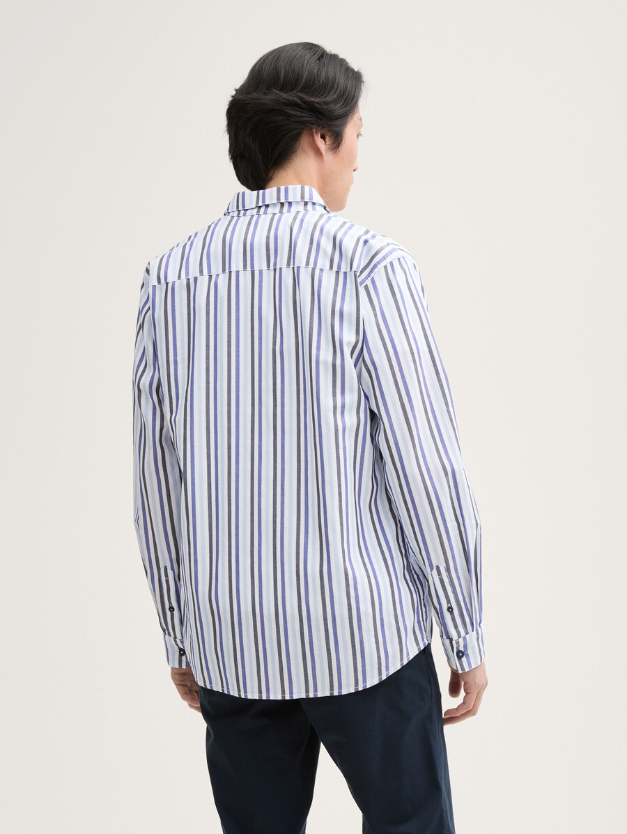 camisa de algodón de corte regular