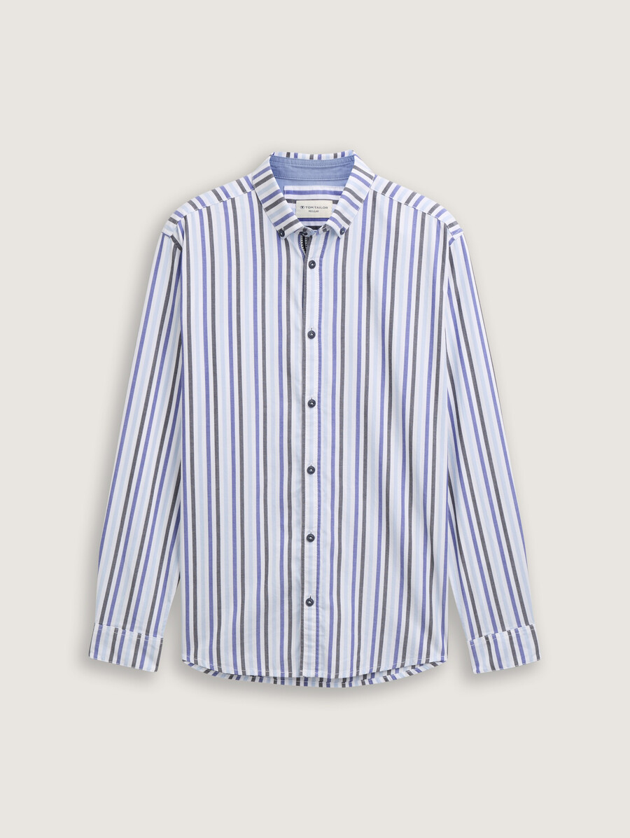 camisa de algodón de corte regular