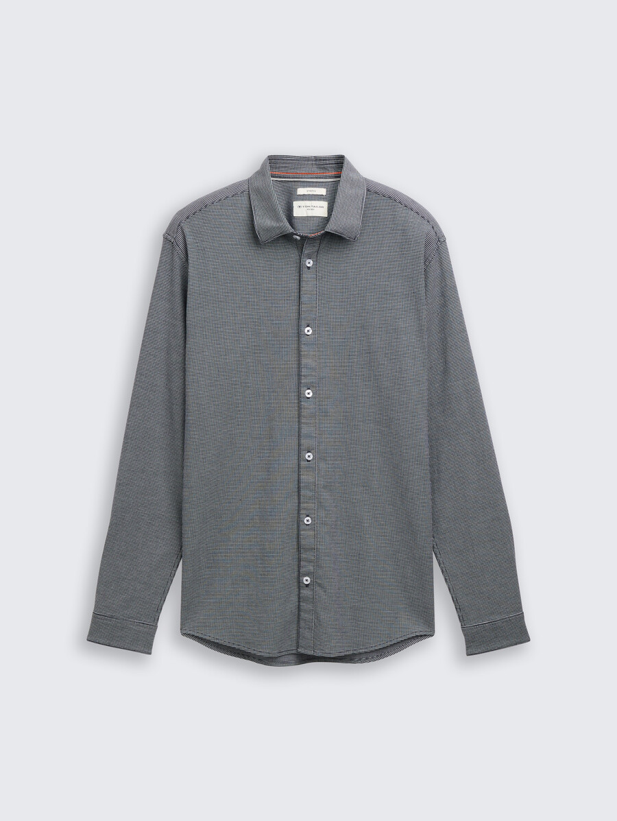 camisa slim fit con elástico