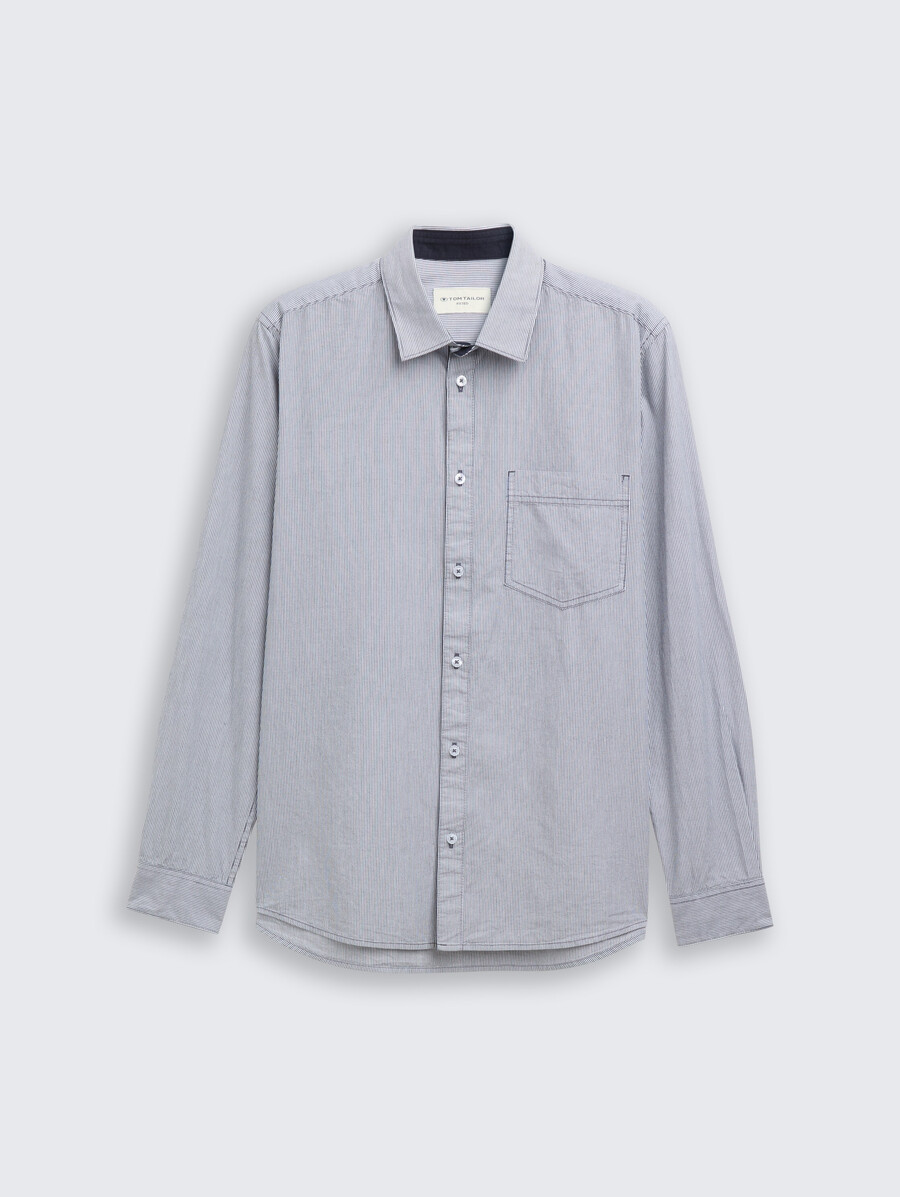 camisa de algodón ajustada