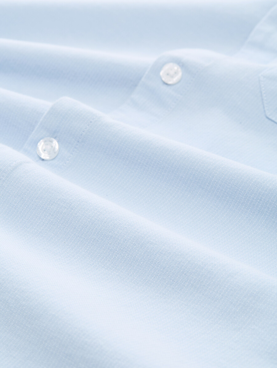 camisa de algodón de corte relajado