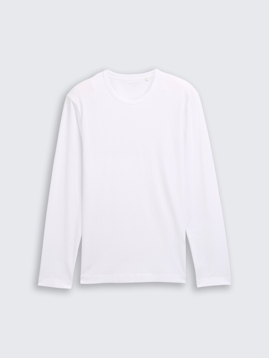 camisa de manga larga ajustada con elástico