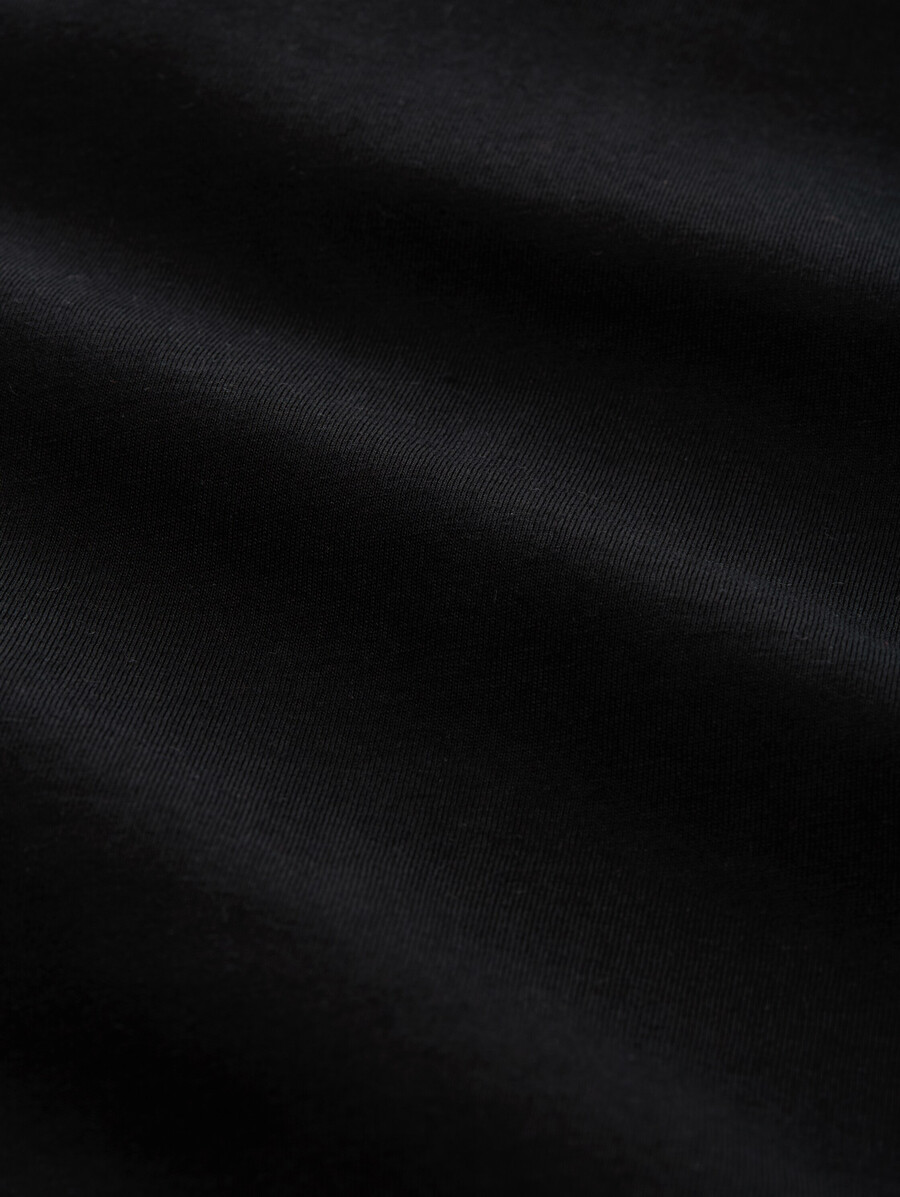 camisa básica de manga larga de algodón