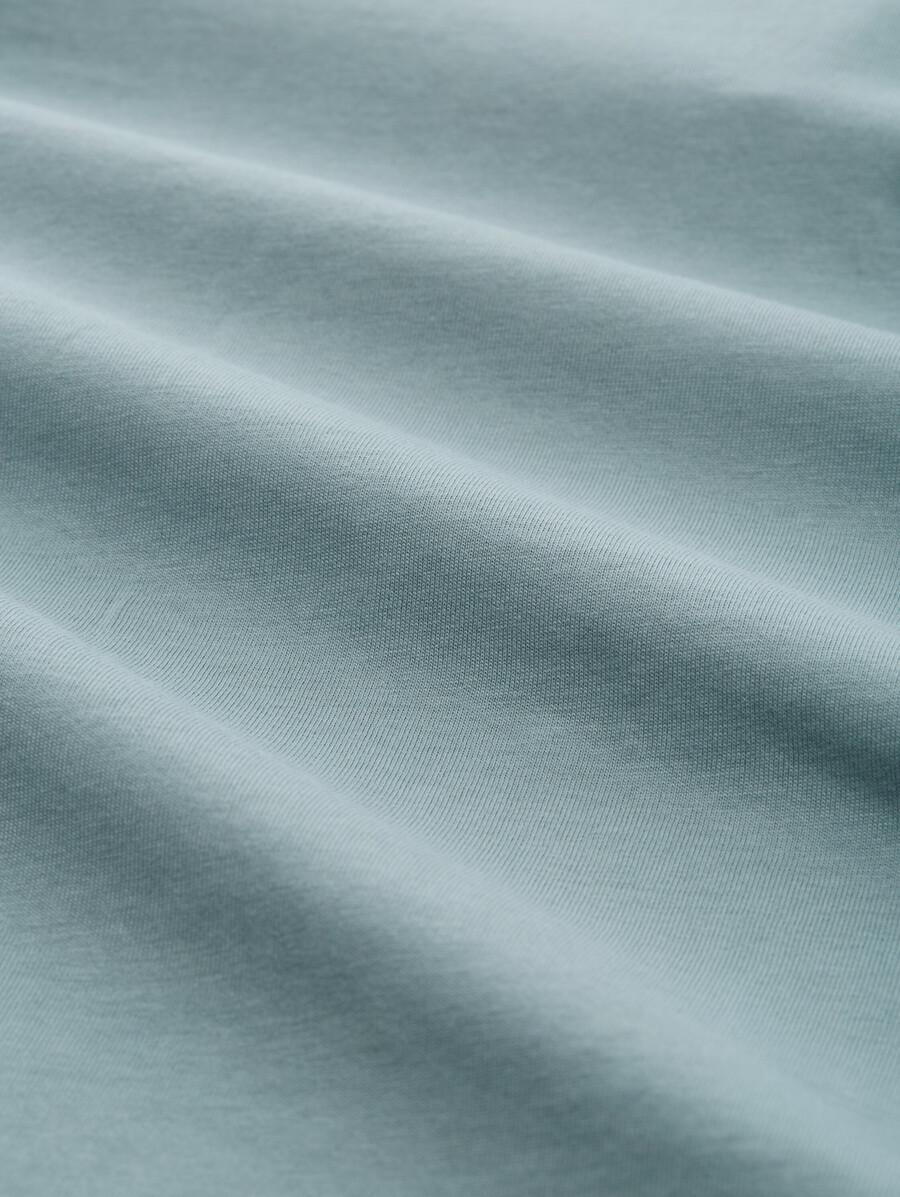 camisa básica de manga larga de algodón