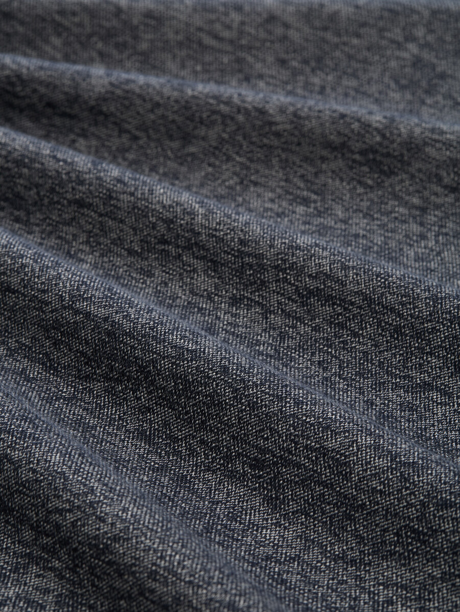 camisa de manga larga henley de algodón