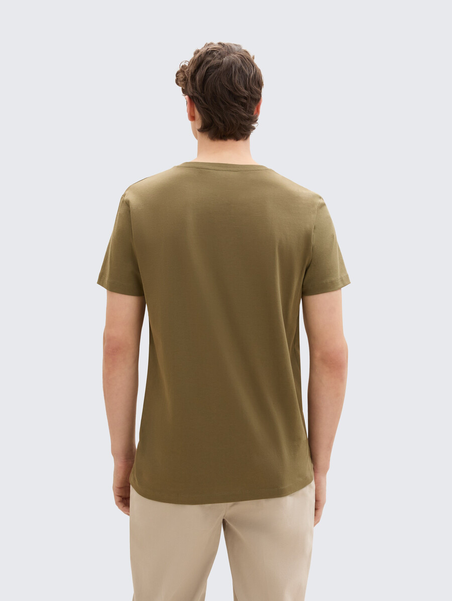 camiseta con estampado en pack de 3
