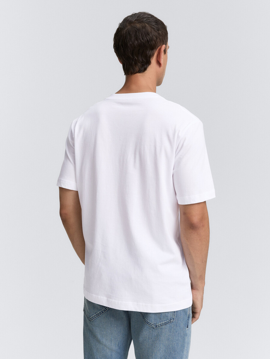 camisetas con cuello en v en pack de 2