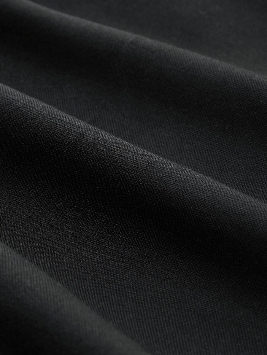 pantalones de piqué de corte holgado