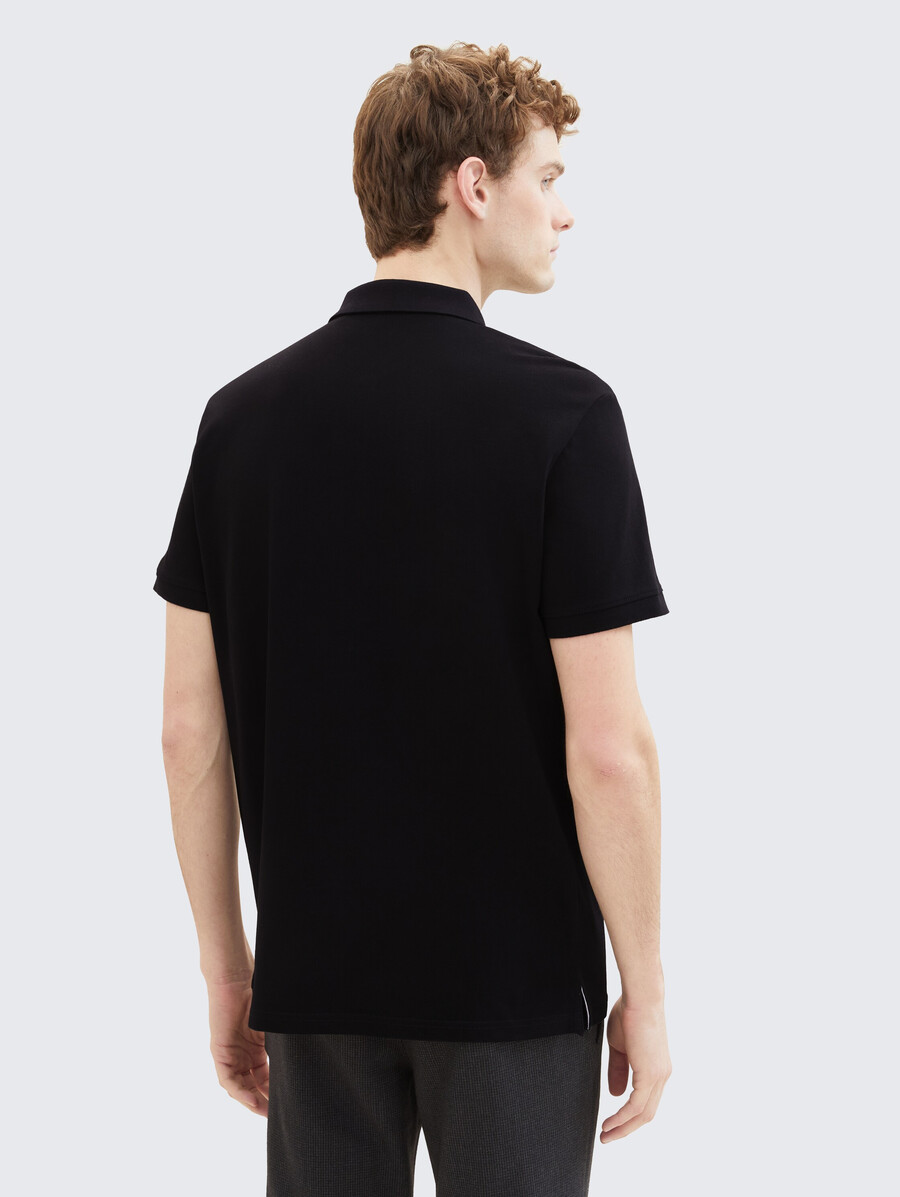 polo de piqué de algodón