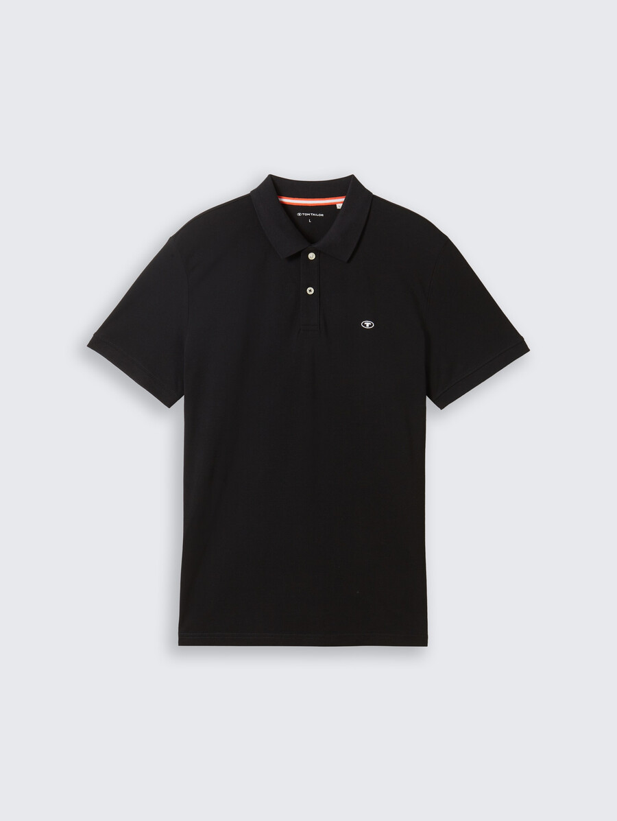polo de piqué de algodón