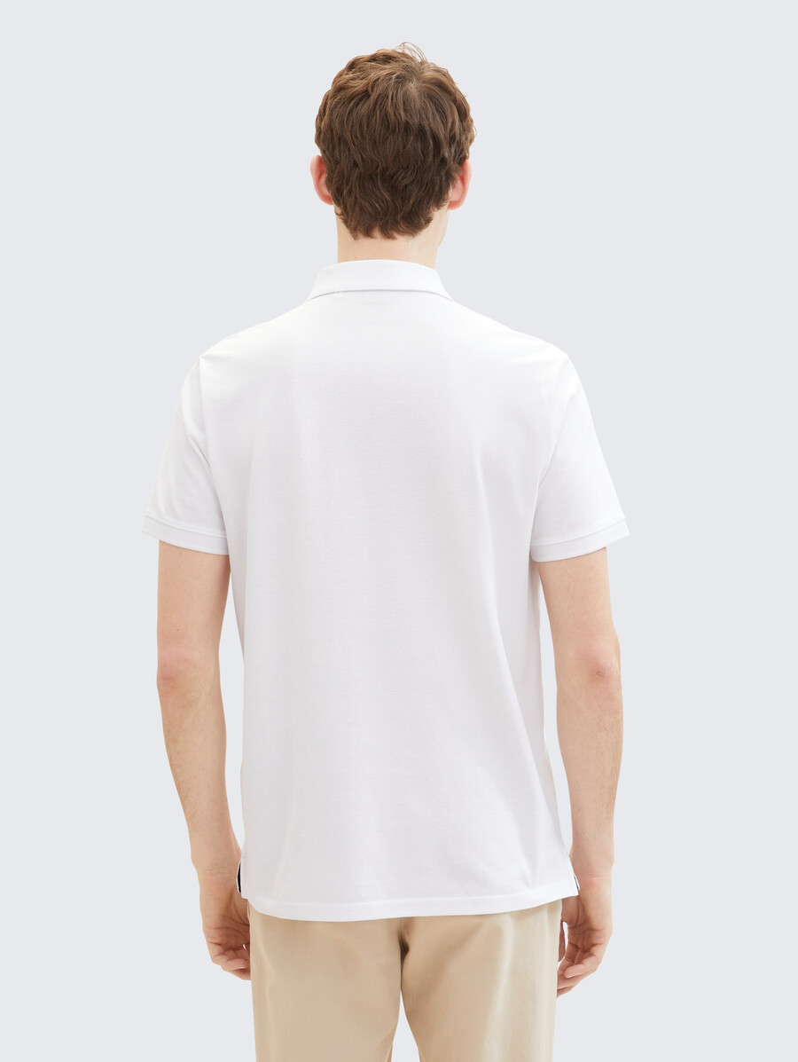 polo de piqué de algodón