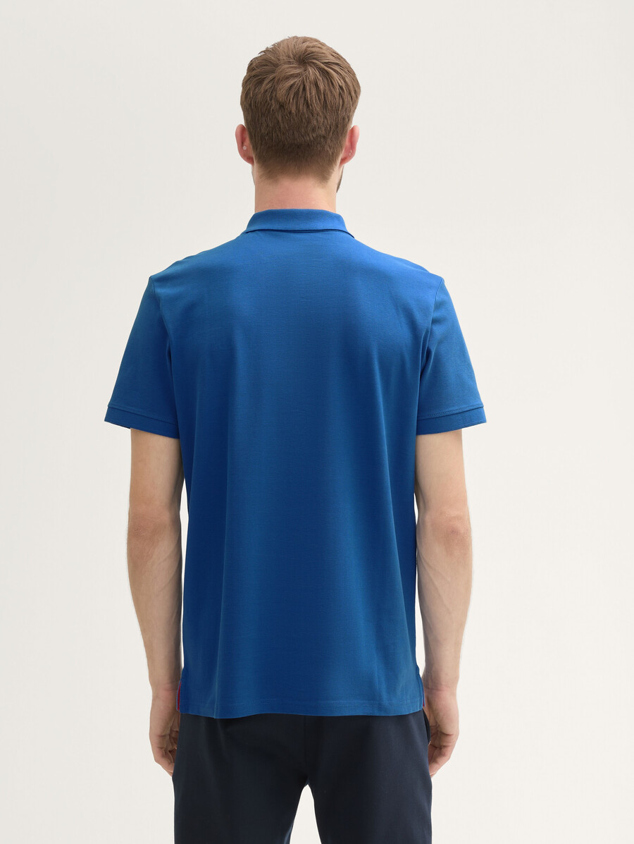 polo de piqué de algodón