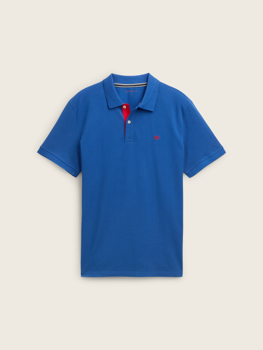 polo de piqué de algodón