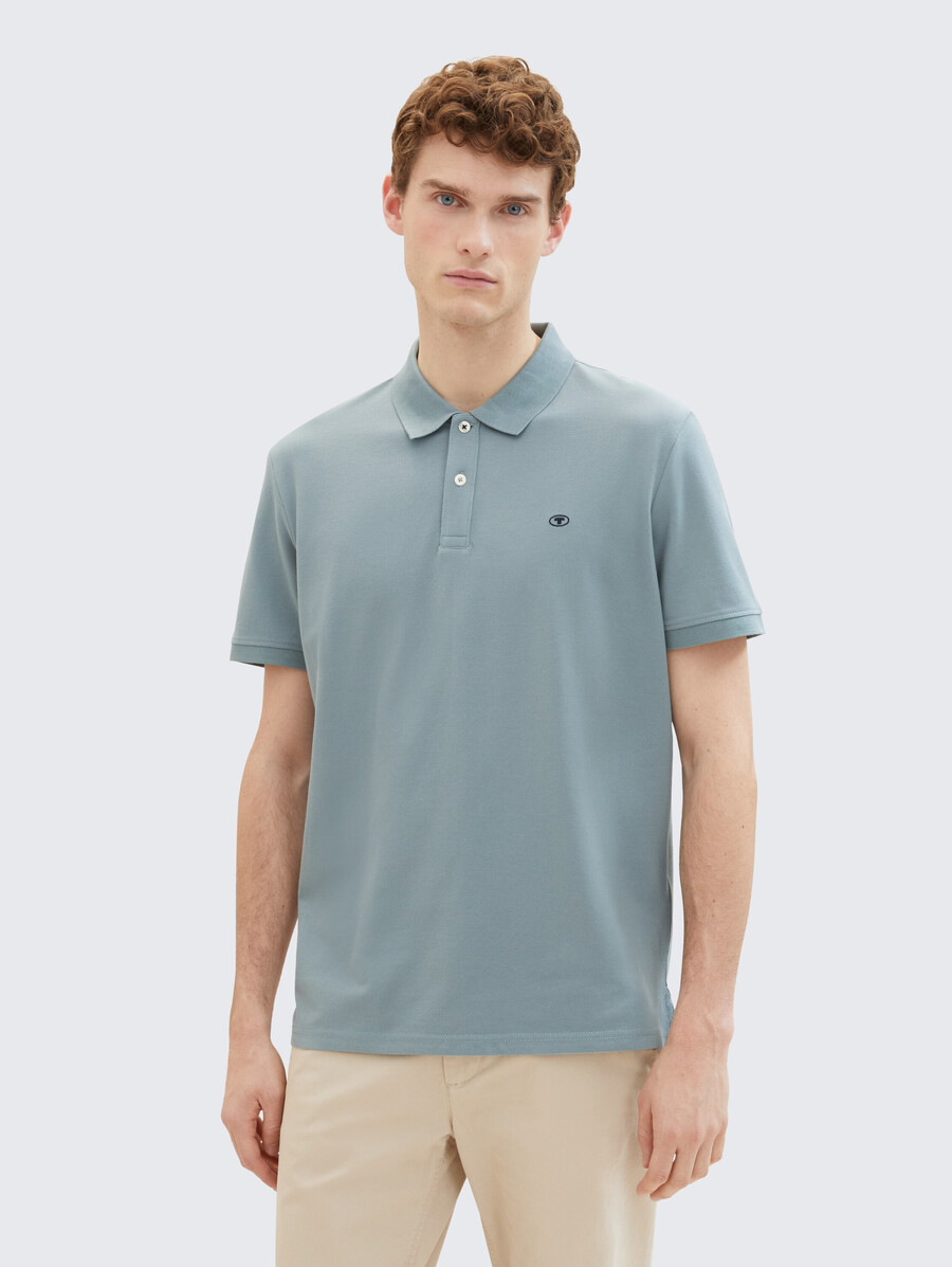polo de piqué de algodón