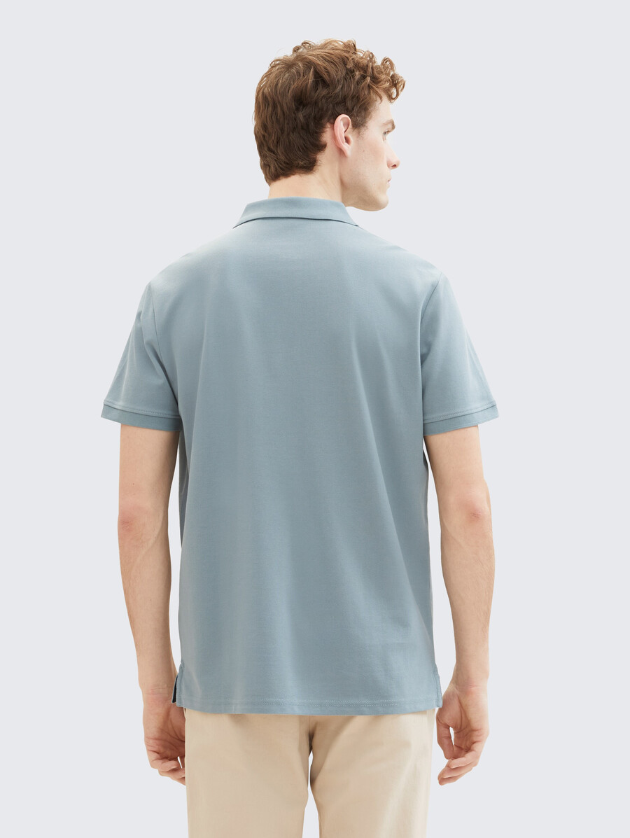 polo de piqué de algodón