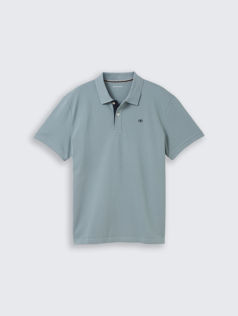 polo de piqué de algodón