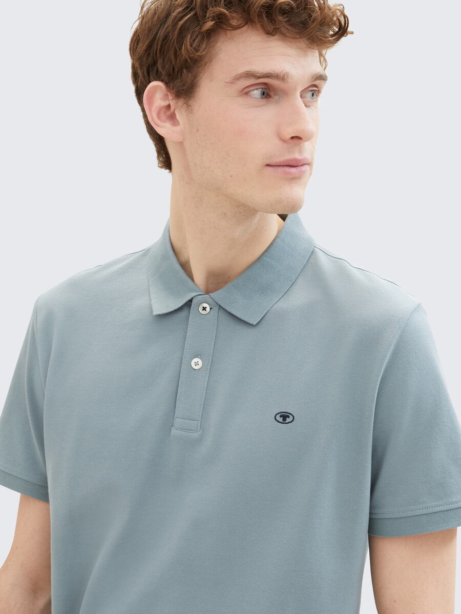 polo de piqué de algodón