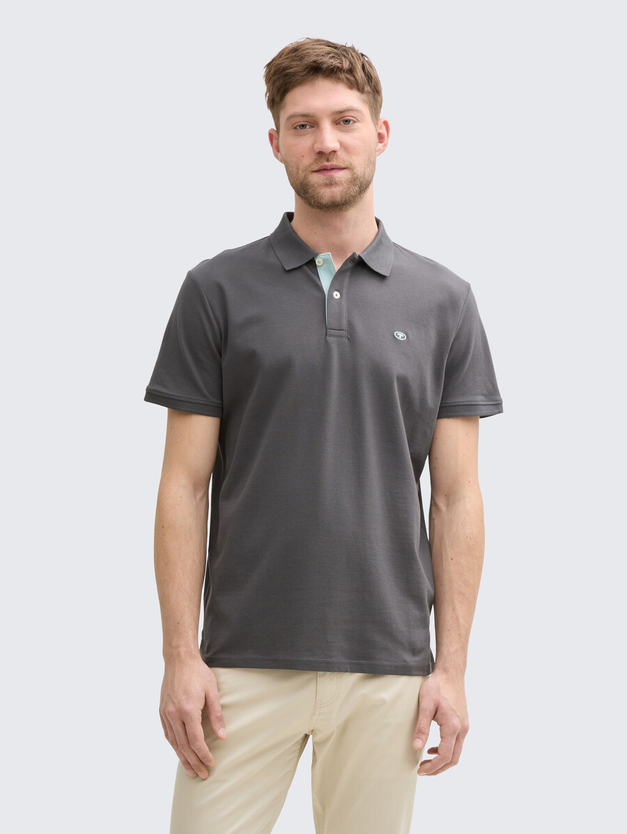 polo de piqué de algodón