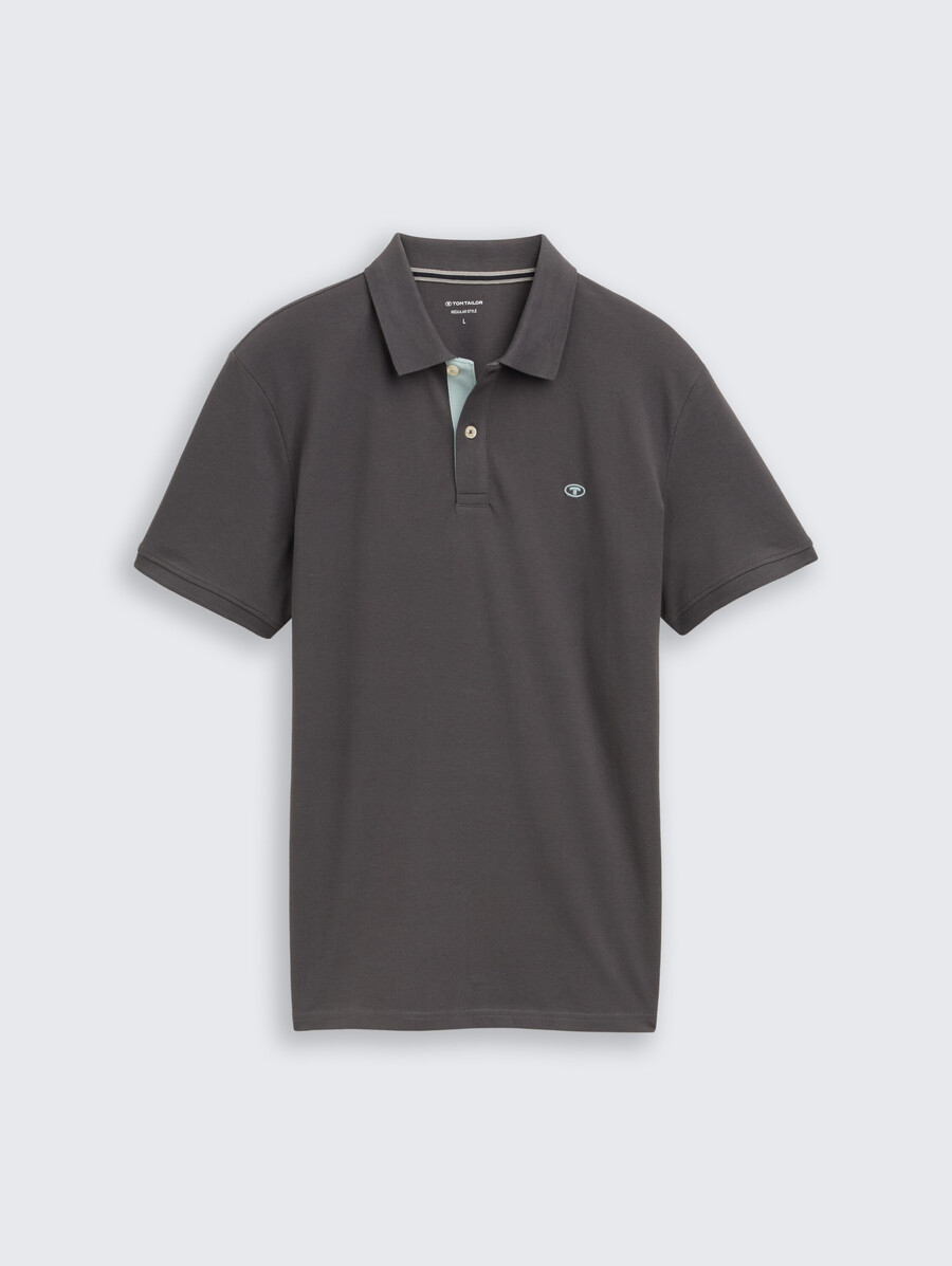 polo de piqué de algodón
