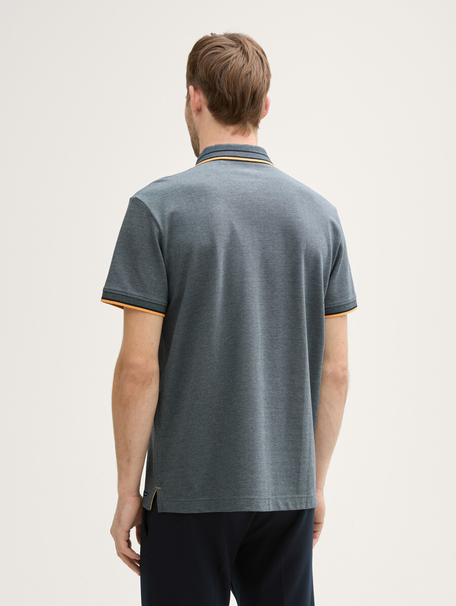 polo de piqué con elástico