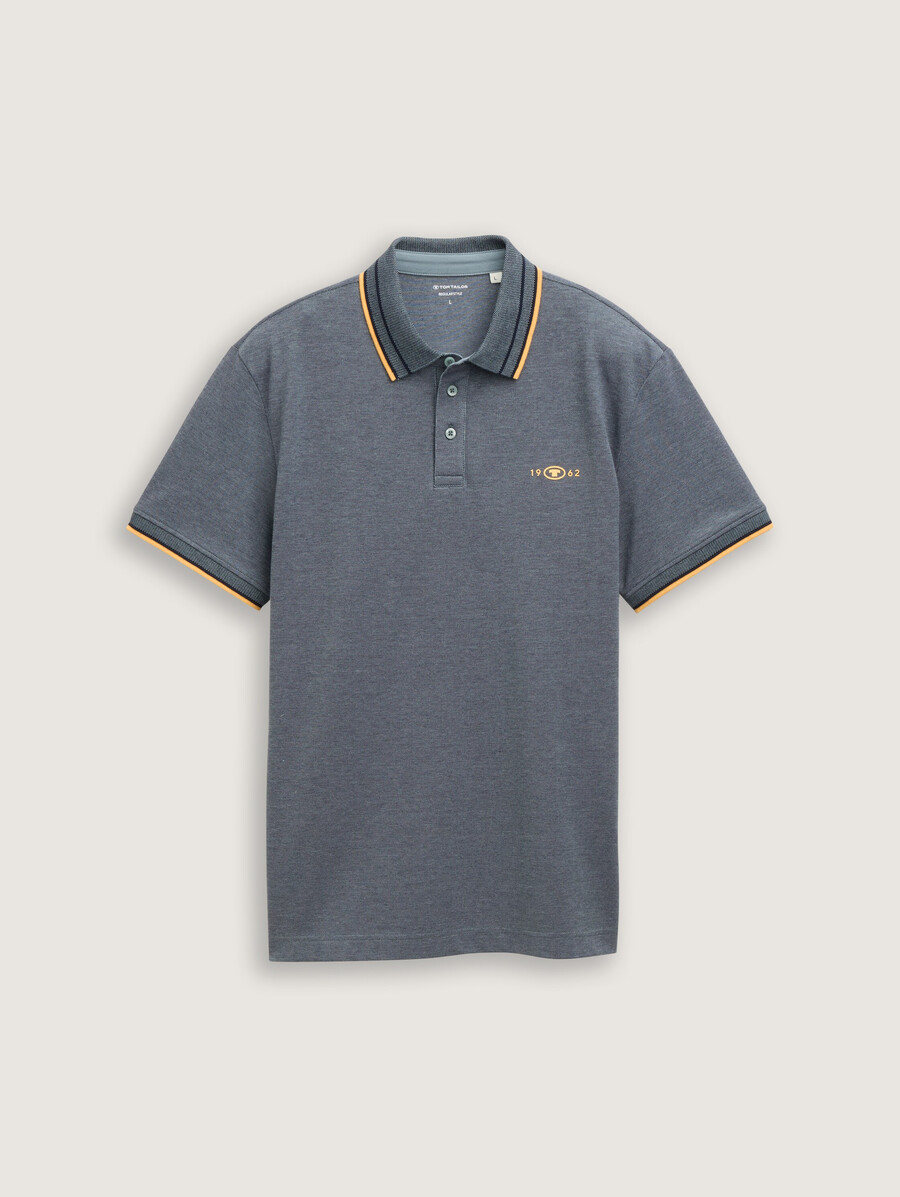 polo de piqué con elástico