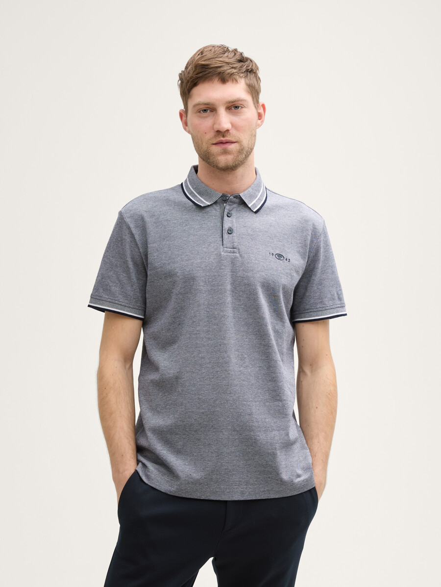 polo de piqué con elástico
