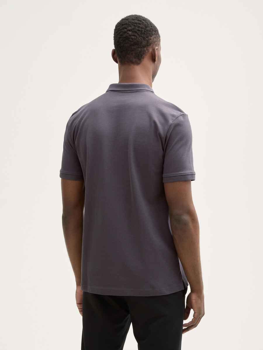 polo de piqué de algodón