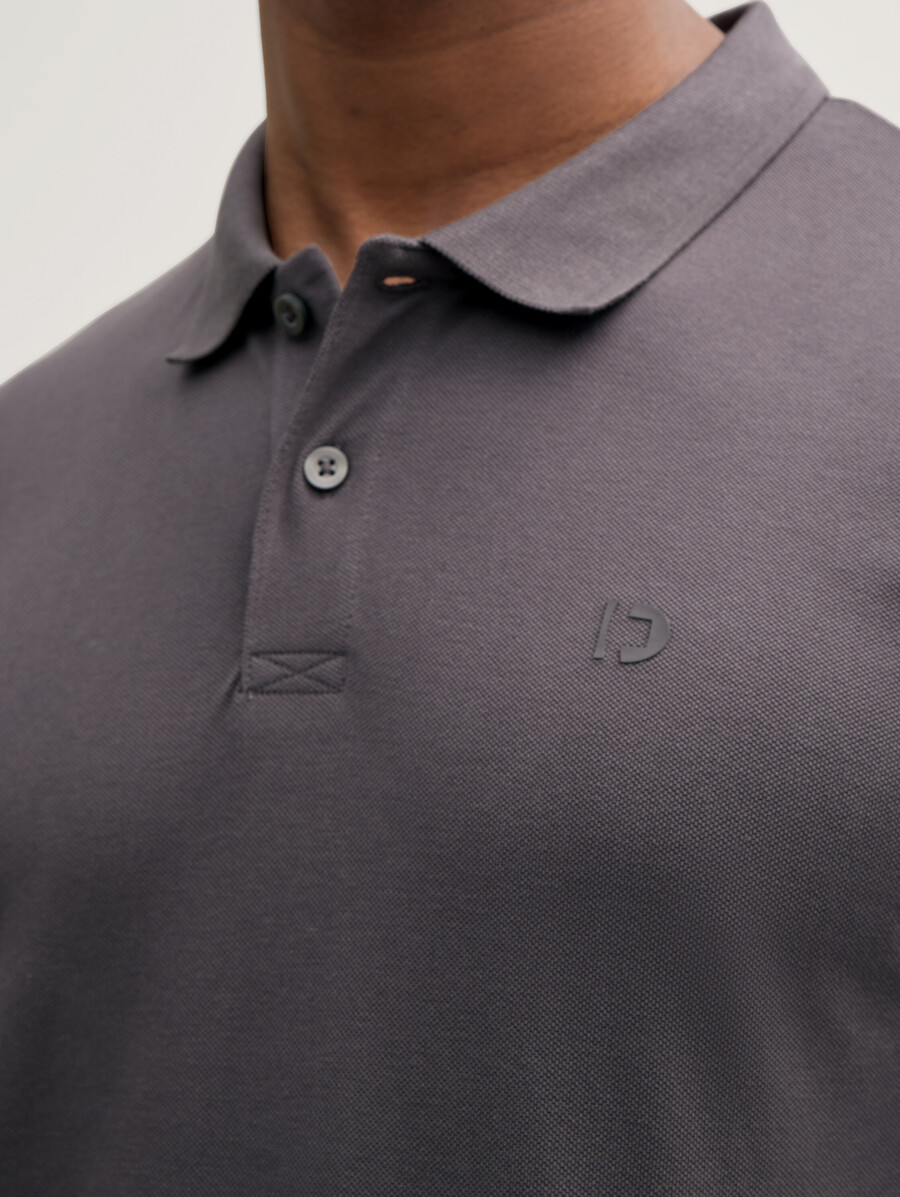 polo de piqué de algodón