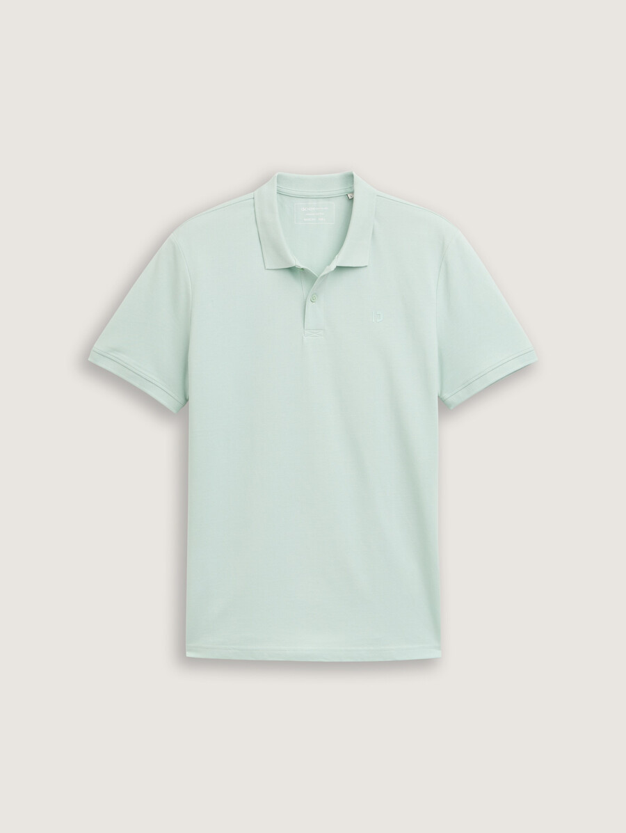 polo de piqué de algodón