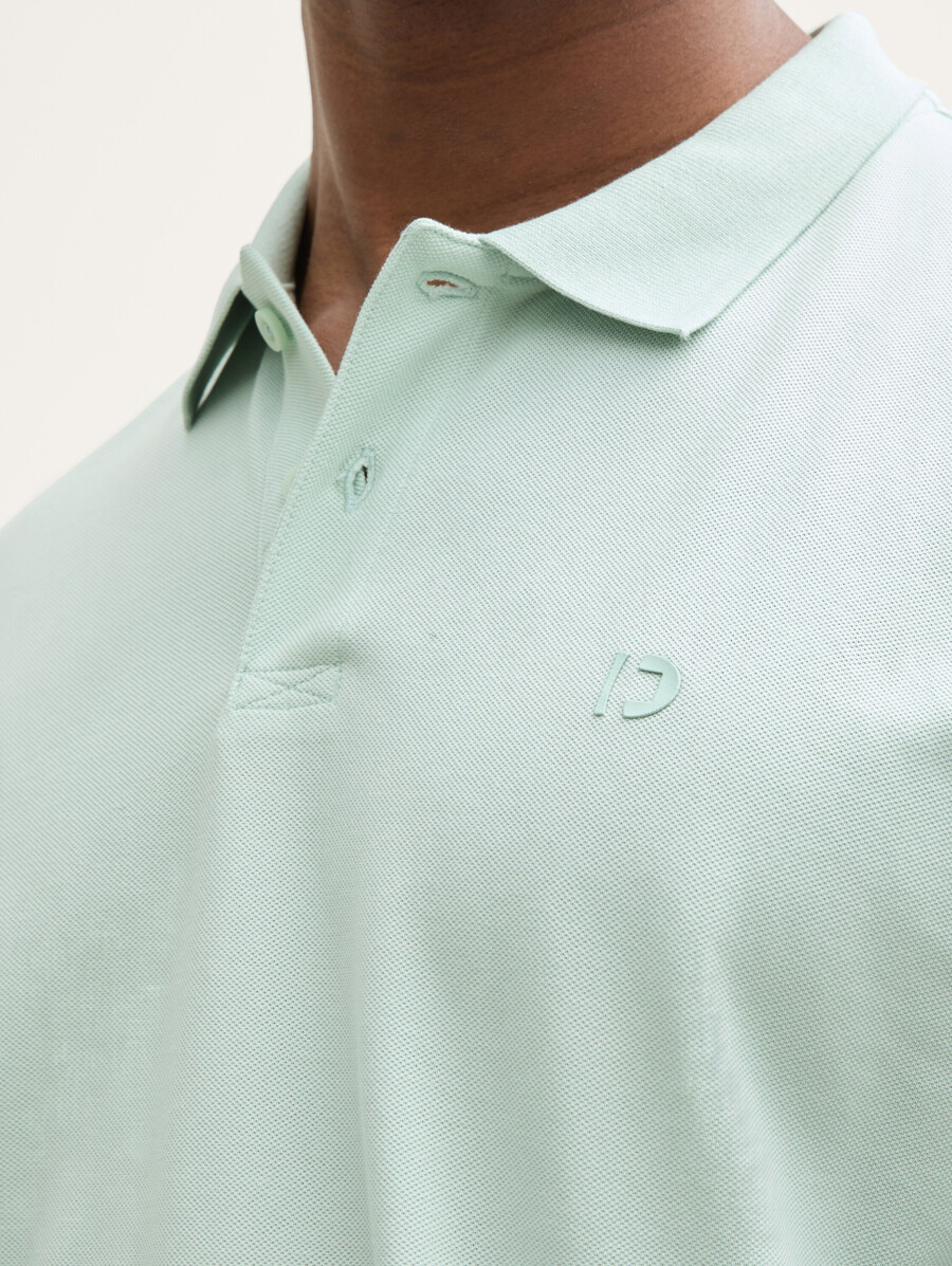 polo de piqué de algodón
