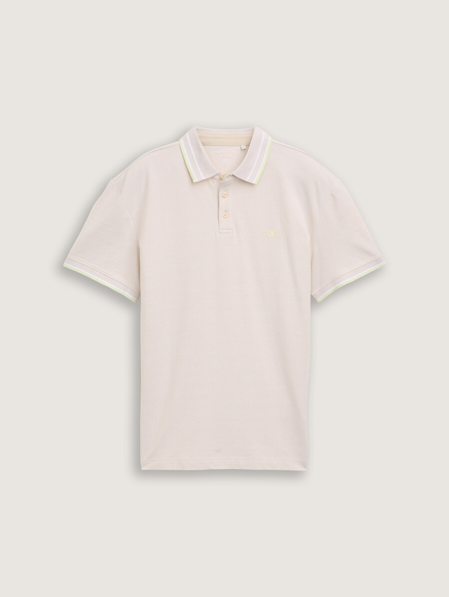 polo de piqué con elástico