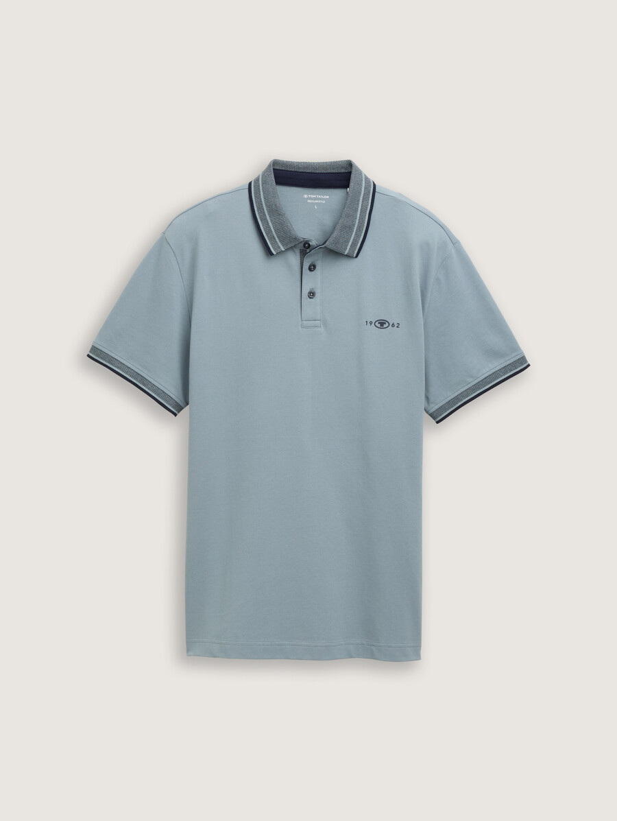 polo de piqué con elástico