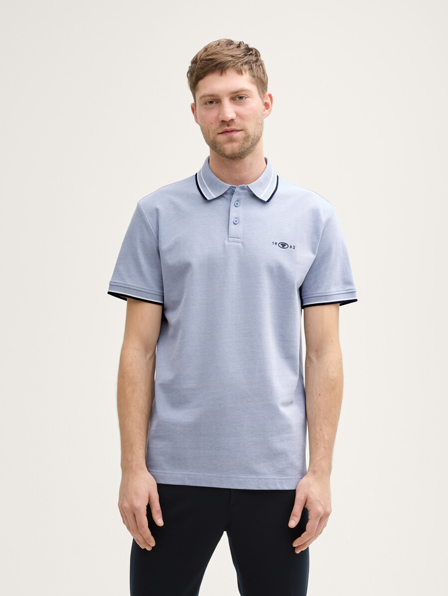 polo de piqué con elástico