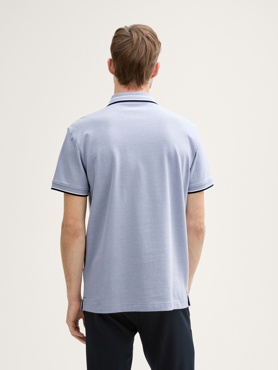 polo de piqué con elástico