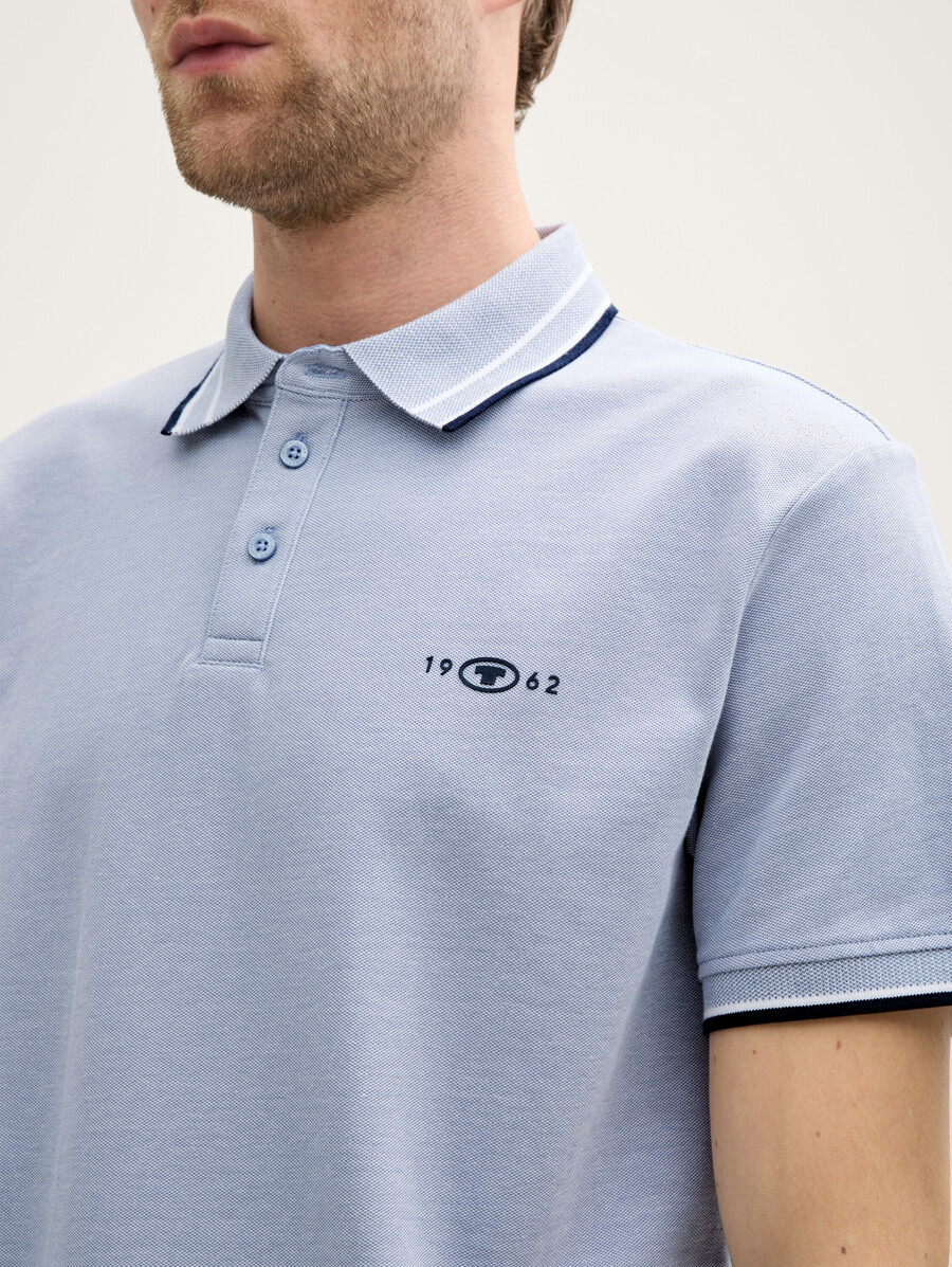 polo de piqué con elástico