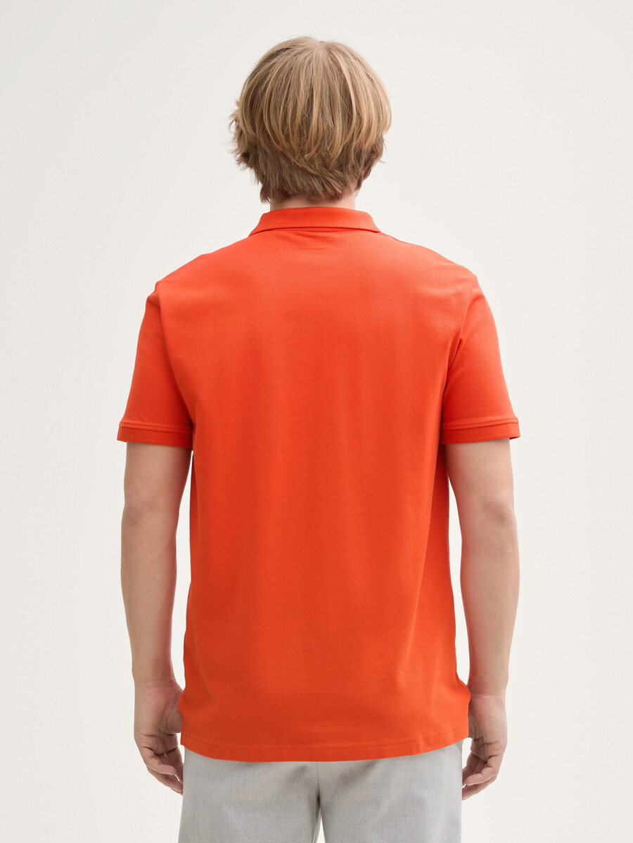 polo de piqué de algodón