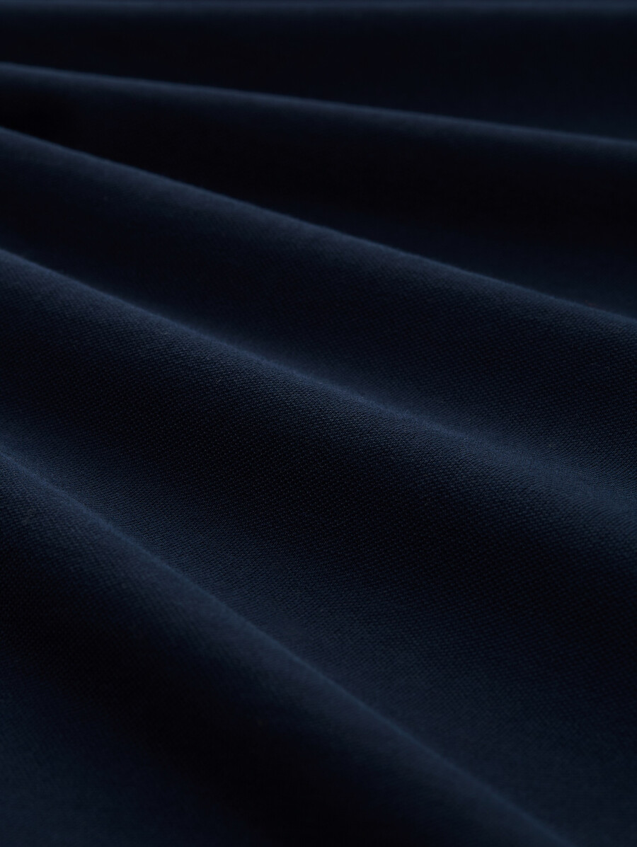 talla grande - polo de piqué con logotipo bordado