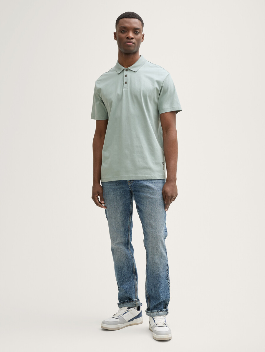 polo de jersey de corte relajado confeccionado en algodón