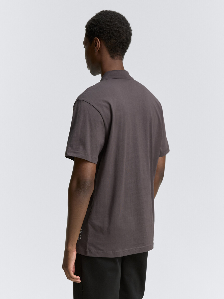 polo de jersey de corte relajado confeccionado en algodón