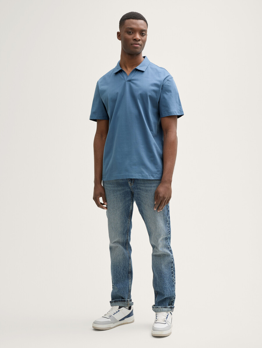 polo de jersey de corte relajado confeccionado en algodón