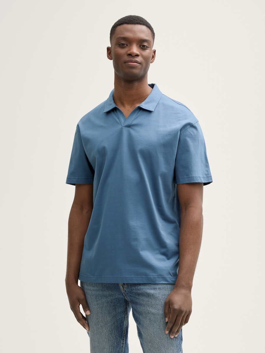 polo de jersey de corte relajado confeccionado en algodón